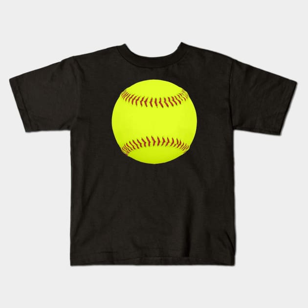 Softball Kids T-Shirt by Tomorrowland Arcade